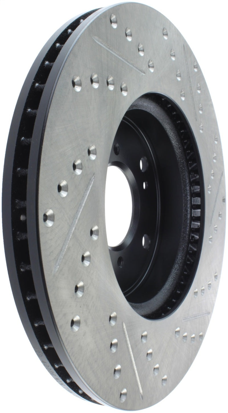 StopTech Slotted & Drilled Sport Brake Rotor Front Right 13 Honda Accord Sport - awdtuningtx