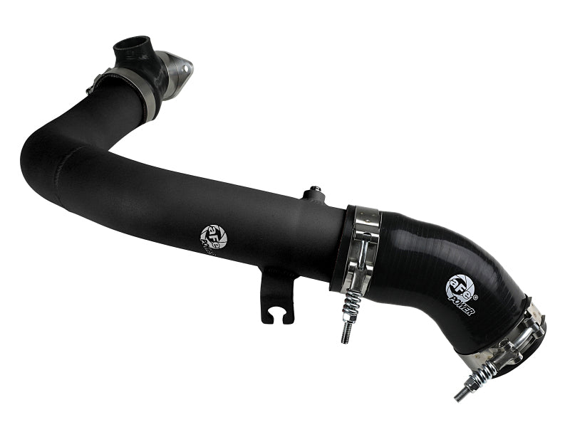 aFe BladeRunner 2.5in Aluminium Hot Side Charge Pipe 15-20 Subaru WRX 2.0T - Black - awdtuningtx
