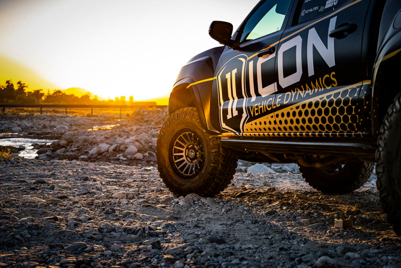 ICON Recon Pro 17x8.5 6x5.5 0mm Offset 4.75in BS 106.1mm Bore Charcoal Wheel - awdtuningtx