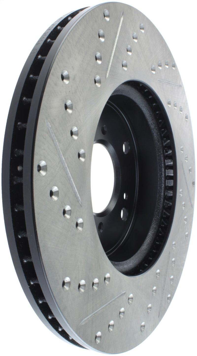 StopTech Slotted & Drilled Sport Brake Rotor Front Left 13 Honda Accord Sport - awdtuningtx