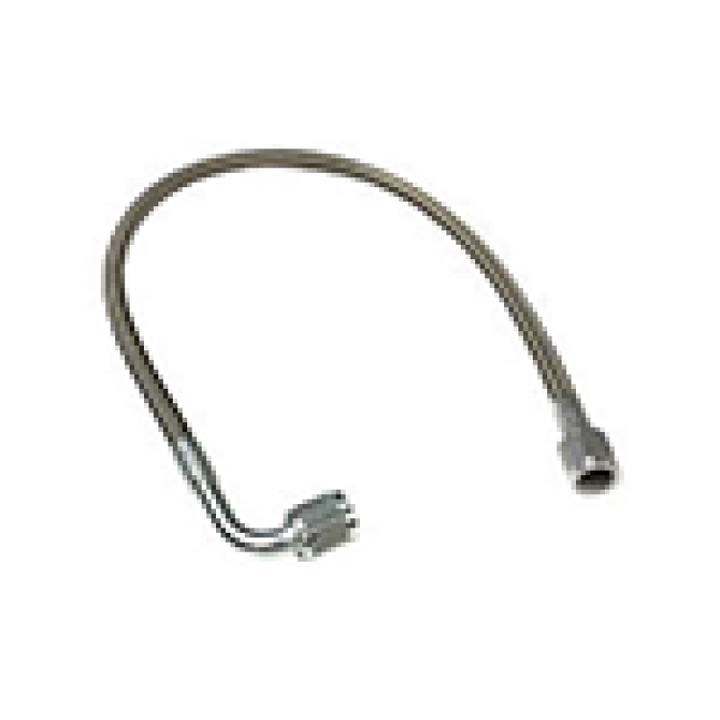 Fragola -4AN PFTE Ext Black Hose Assembly Straight x 90 Degree 36in - awdtuningtx