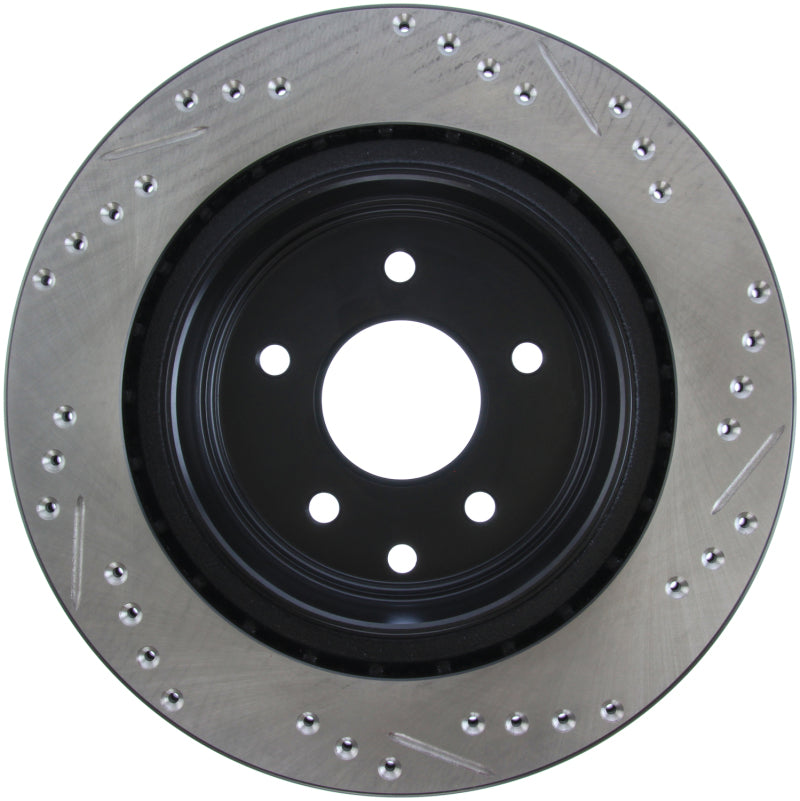 StopTech 06-07 350Z / 05-07 G35 / 06-07 G35X SportStop Slotted & Drilled Rear Right Rotor - awdtuningtx