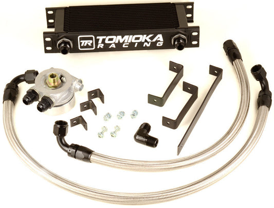 Tomioka Racing Oil Cooler Kit for Subaru BRZ / Toyota FRS with Thermostat - awdtuningtx