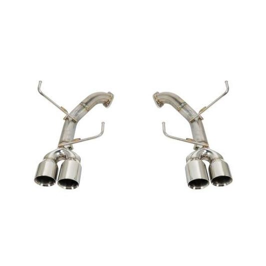 Remark 11-14 Subaru WRX/STI GR (GV) Sedan Axle Back Exhaust w/Stainless Steel Double Wall Tip - awdtuningtx