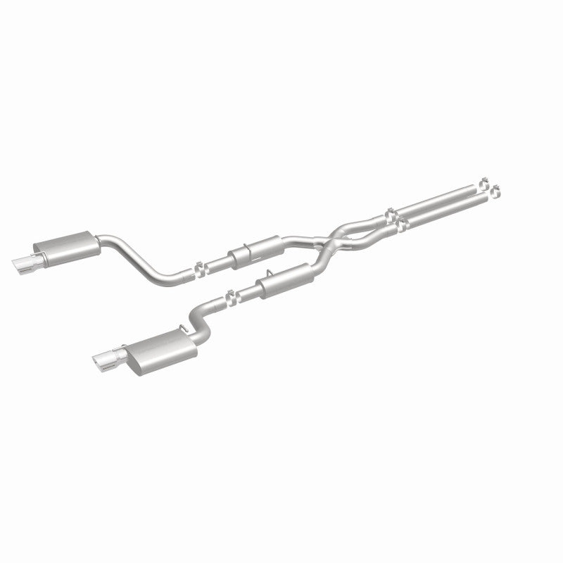 MagnaFlow 11-12 Dodge Charger SRT-8 Hemi Dual Split Rear Exit Stainless Cat-Back Performance Exhaust - awdtuningtx