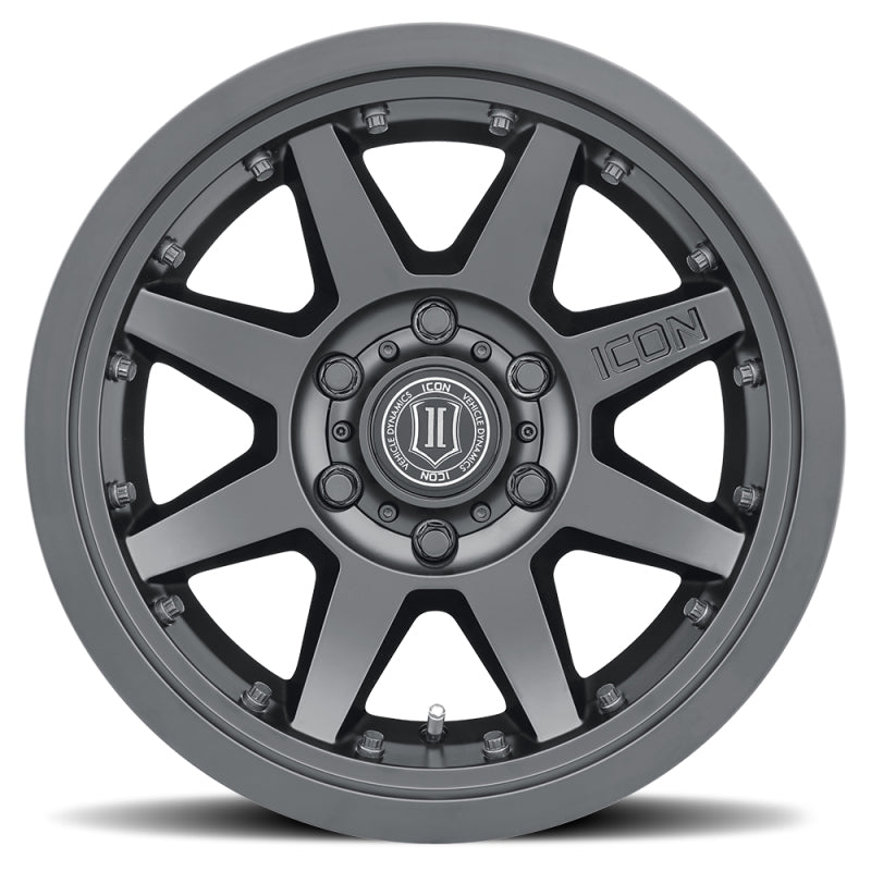 ICON Rebound Pro 17x8.5 6x135 6mm Offset 5in BS 87.1mm Bore Satin Black Wheel - awdtuningtx