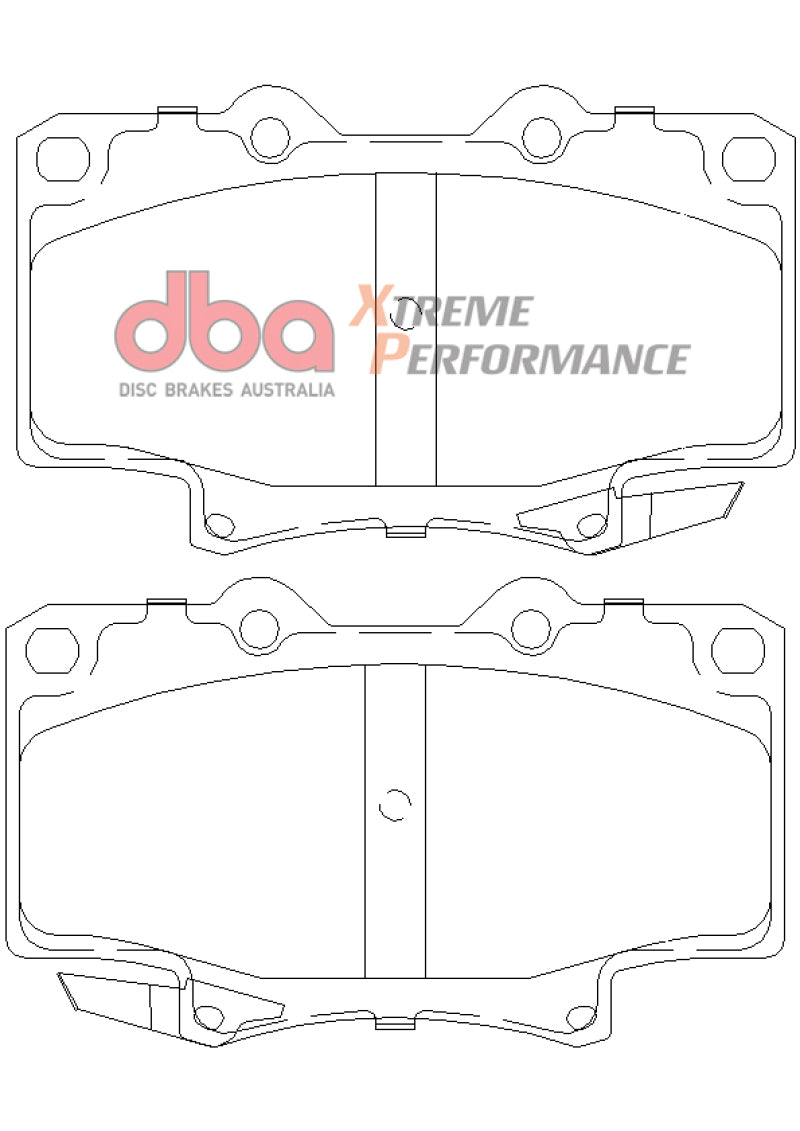 DBA 91-96 Toyota Land Cruiser XP650 Front Brake Pads - awdtuningtx