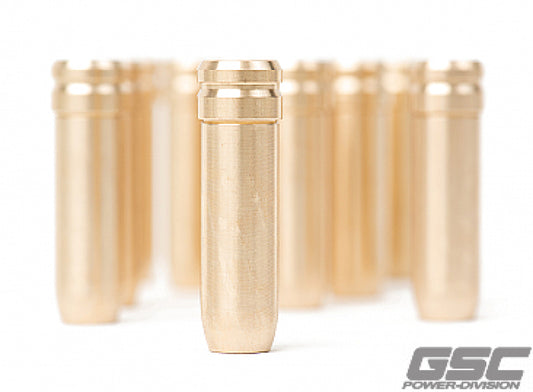 GSC P-D Toyota 2JZ STD Manganese Bronze Exhaust Valve Guide Stopper Style - Set of 12 - awdtuningtx