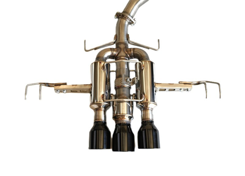 Invidia 22+ HONDA CIVIC TYPE-R FL5 R400 SINGLE LAYER BLACK TIP CAT-BACK (NON POLISH PIPE) - awdtuningtx