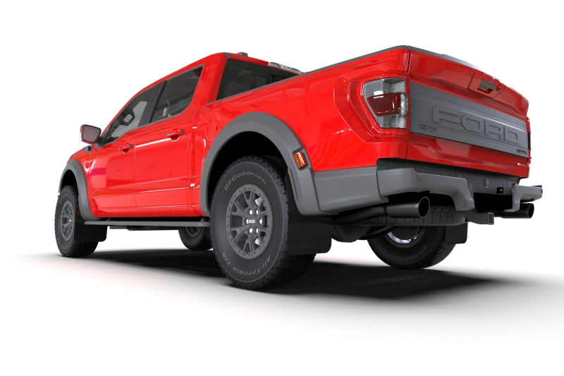 Rally Armor 21-23 Ford F-150 Raptor Black UR Mud Flap w/ Red Logo - awdtuningtx