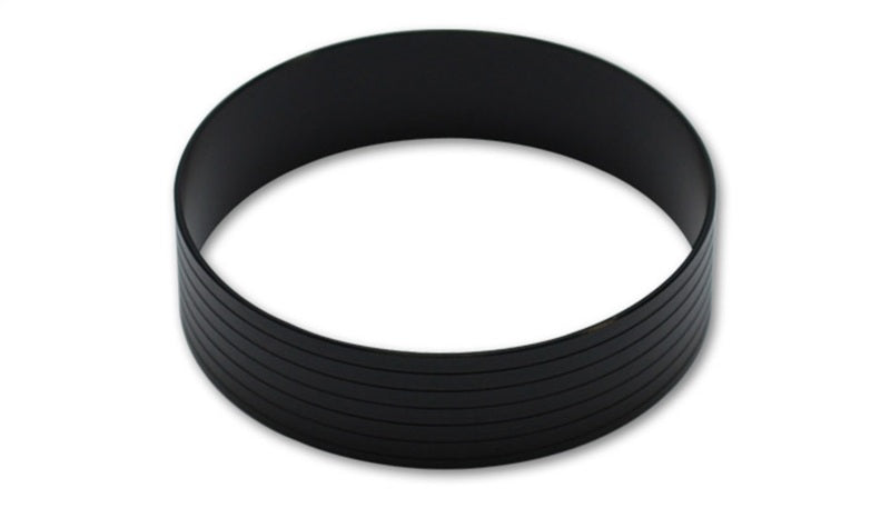 Vibrant Aluminum Union Sleeve for 5in OD Tubing - Hard Anodized Black - awdtuningtx