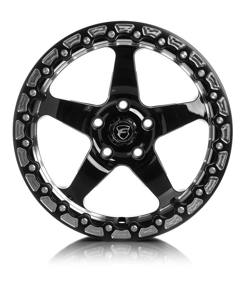 Forgestar D5 Beadlock 17x10 / 5x114.3 BP / ET50 / 7.5in BS Gloss Black Wheel - awdtuningtx