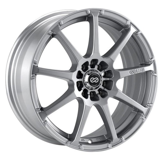 Enkei EDR9 17x7 5x100/114.3 45mm offset 72.6 Bore Diameter Silver Wheel - awdtuningtx