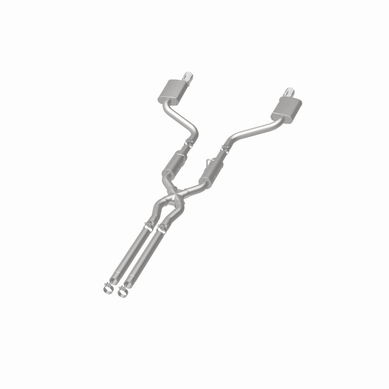 MagnaFlow 11-12 Dodge Charger SRT-8 Hemi Dual Split Rear Exit Stainless Cat-Back Performance Exhaust - awdtuningtx
