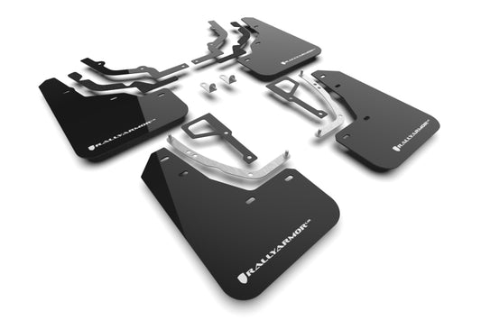 Rally Armor 2025+ Hyundai Ioniq 5 N Black Mud Flap w/ White Logo - awdtuningtx
