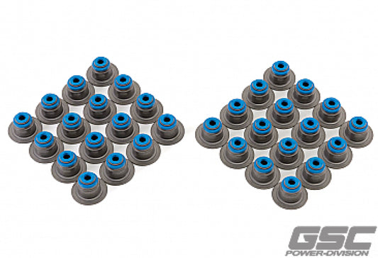 GSC P-D Ford Mustang 5.0L Gen 3 Coyote Valve Stem Seal w/Integrated Spring Seat - Set of 32 - awdtuningtx