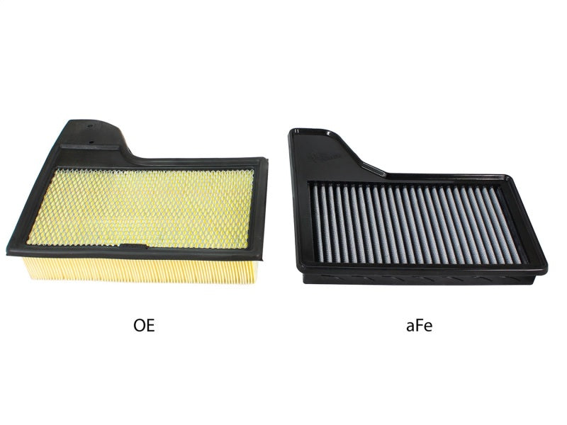 aFe MagnumFLOW OEM Replacement Air Filter PRO Dry S 2015 Ford Mustang L4 / V6 / V8 - awdtuningtx