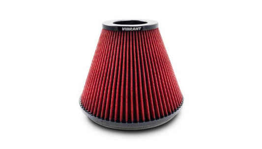 Vibrant 8.75in Inlet I.D. x 8.50in Height Bellmouth Velocity Stack Classiic Performance Air Filter - awdtuningtx