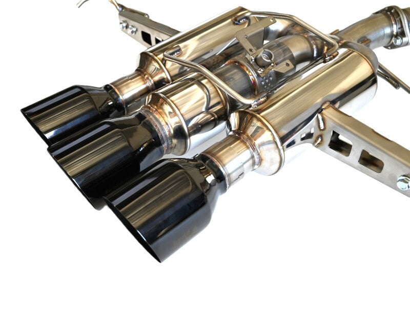 Invidia 22+ HONDA CIVIC TYPE-R FL5 R400 SINGLE LAYER BLACK TIP CAT-BACK (NON POLISH PIPE) - awdtuningtx