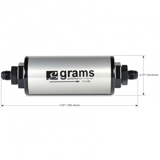 Grams Performance 20 Micron -6AN Fuel Filter - awdtuningtx