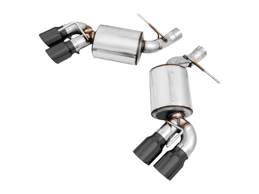 AWE Tuning 16-19 Chevrolet Camaro SS Axle-back Exhaust - Touring Edition (Quad Diamond Black Tips) - awdtuningtx