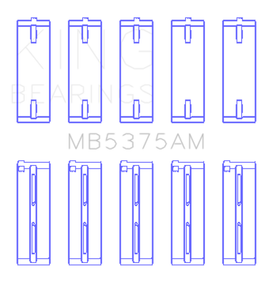 King Toyota 2ZZGE Crankshaft Main Bearing Set - awdtuningtx