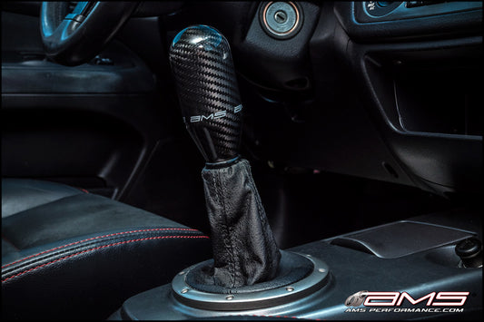 AMS Performance 01-07 Mitsubishi EVO VII/VIII/IX/X 5 Speed Carbon Fiber Shift Knob w/Logo - awdtuningtx