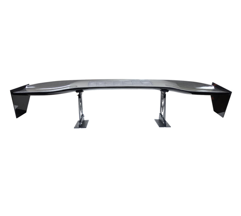 NRG Carbon Fiber Spoiler - Universal (59in.) NRG Logo Large End Plates - awdtuningtx