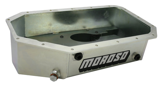 Moroso Acura/Honda K Series Swap Road Race Baffled Extra Capacity 5.5in Steel Oil Pan - awdtuningtx