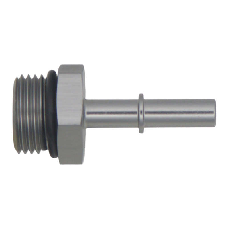 DeatschWerks 10AN ORB Male to 5/16in Male EFI Quick Connect Adapter - Anodized DW Titanium - awdtuningtx