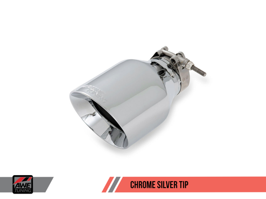AWE Tuning Mk6 GTI Performance Catback - Chrome Silver Round Tips - awdtuningtx