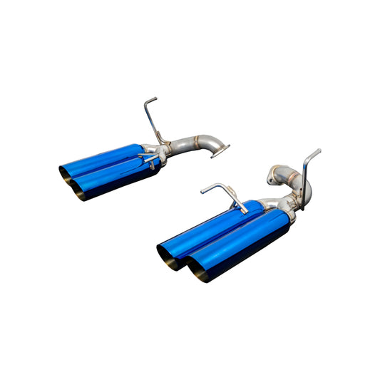 Remark 2015+ Subaru WRX/STI VA Boso Edition Axle Back Exhaust w/ Burnt Blue Single Wall Tip - awdtuningtx