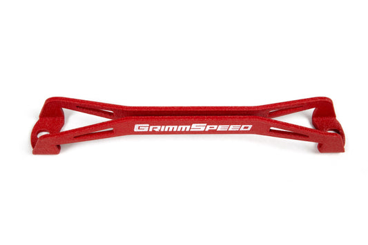 GrimmSpeed 08-18 Subaru WRX/STI Lightweight Battery Tie Down - Red - awdtuningtx
