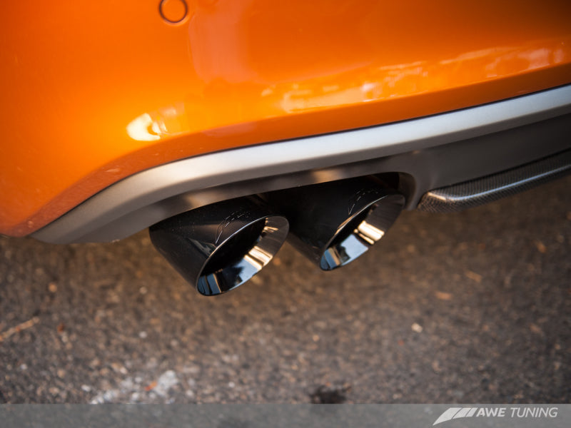AWE Tuning Audi B8.5 S5 3.0T Track Edition Exhaust - Diamond Black Tips (102mm) - awdtuningtx