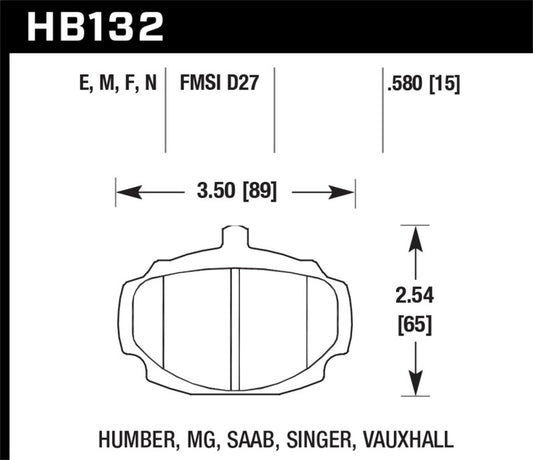 Hawk HP+ Street Brake Pads - awdtuningtx