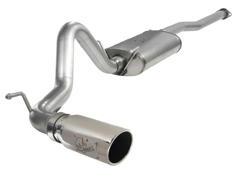 aFe MACH Force XP 3in Cat-Back Stainless Steel Exhaust w/Polished Tip Toyota Tacoma 13-14 4.0L - awdtuningtx
