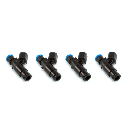 Injector Dynamics 2600-XDS Injectors - 48mm Length - 14mm Top - 14mm Bottom Adapter (Set of 4) - awdtuningtx
