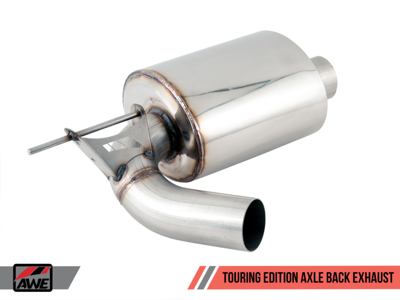 AWE Tuning BMW F3X 335i/435i Touring Edition Axle-Back Exhaust - Chrome Silver Tips (90mm) - awdtuningtx
