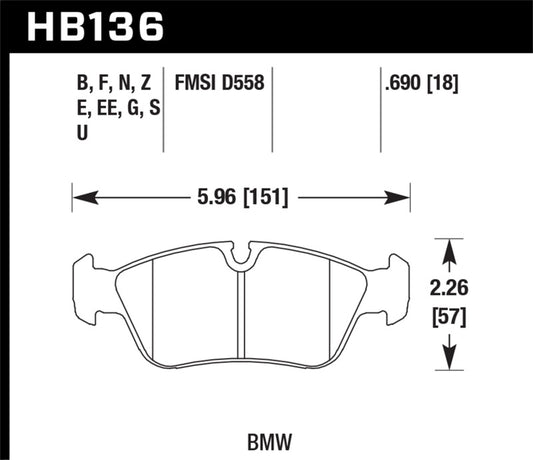Hawk HPS Street Brake Pads - awdtuningtx