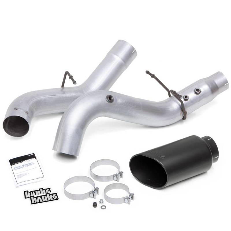 Banks Power 20-21 Chevy/GMC 2500/3500 6.6L Monster Exhaust System - Black Tip - awdtuningtx