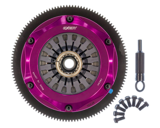 Exedy 2004-2014 Subaru Impreza WRX STI H4 Hyper Twin Cerametallic Clutch Sprung Center Disc Pull - awdtuningtx
