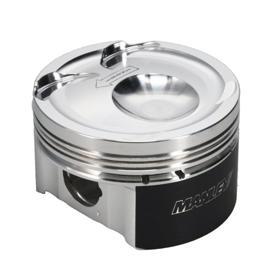 Manley Ford 2.3L EcoBoost 87.5mm STD Size Bore 9.5:1 Dish Extreme Duty Piston Set - awdtuningtx