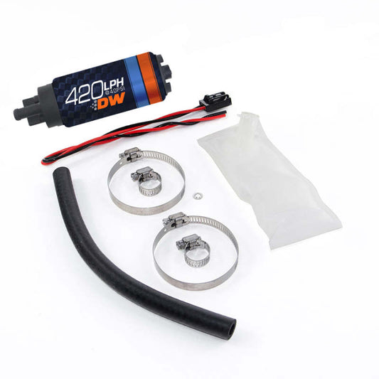 Deatschwerks DW420 Series 420lph In-Tank Fuel Pump w/ Install Kit For 90-96 300ZX Z32 - awdtuningtx