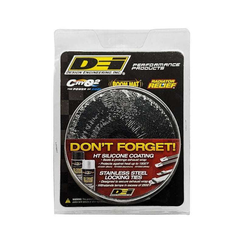 DEI Exhaust Wrap 2in x 25ft - Black - awdtuningtx