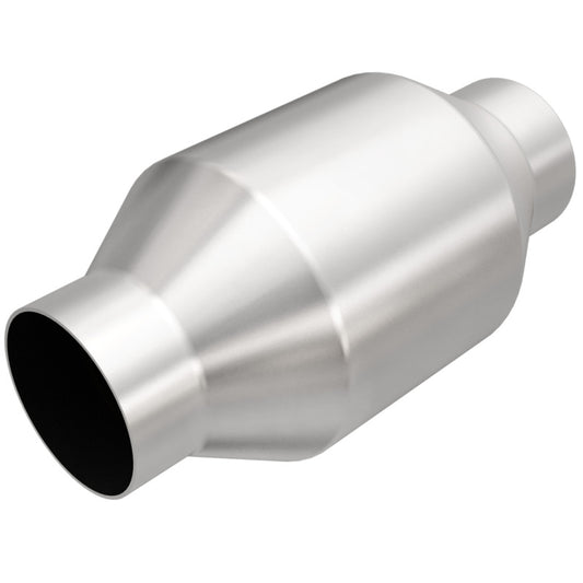 MagnaFlow Conv Univ 2.25in Inlet/Outlet Center/Center Round - awdtuningtx