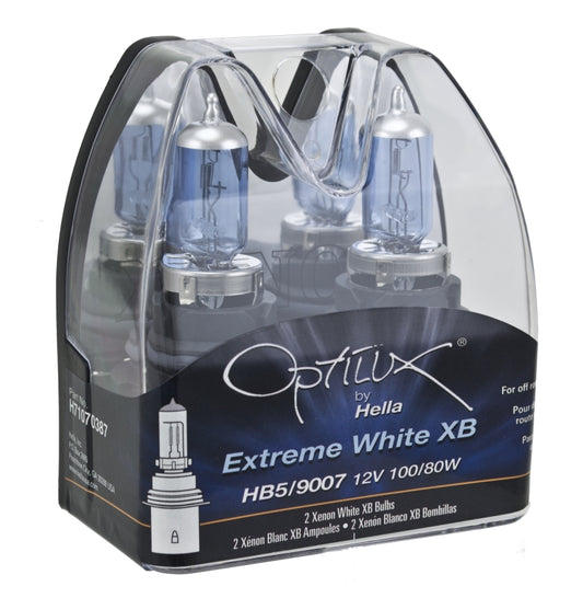 Hella Optilux XB White Halogen Bulbs HB5 9007 12V 100/80W (2 pack) - awdtuningtx