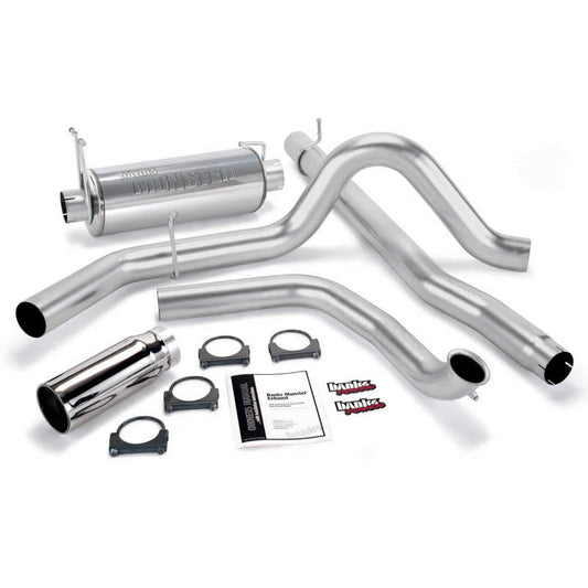 Banks Power 00-03 Ford 7.3L / Excursion Monster Exhaust System - SS Single Exhaust w/ Chrome Tip - awdtuningtx