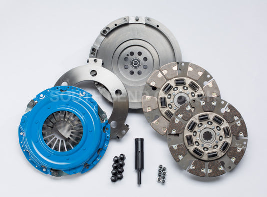 South Bend Clutch 09/01-06 GM 6.6L LLY ZF-6 Street Dual Disc Clutch Kit - awdtuningtx