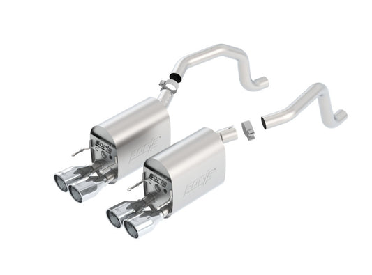 Borla 09-12 Corvette Coupe/Conv 6.2L 8cyl 6spd RWD inS-Type IIin Exhaust (rear section only) - awdtuningtx
