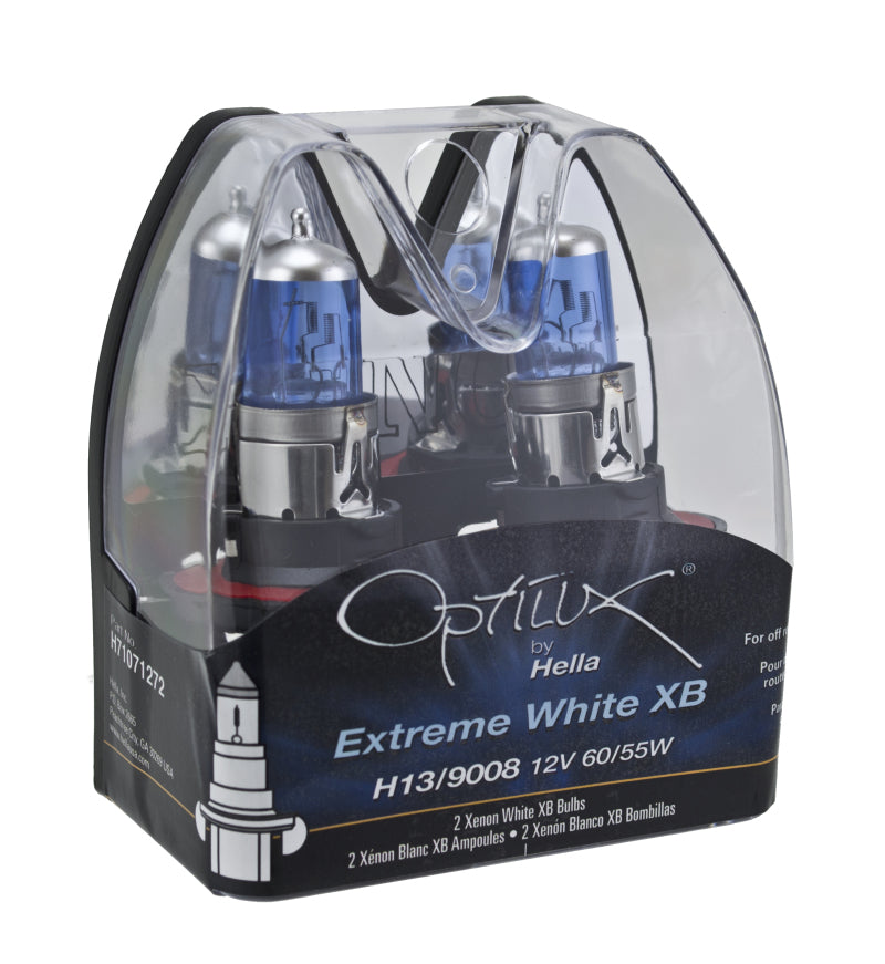 Hella Optilux H13/9008 12V 60/55W XB Xenon White Bulbs (Pair) - awdtuningtx